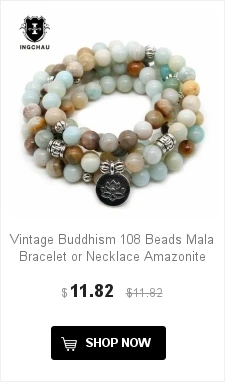 Буддизм Будда Многослойные браслеты Лотос Амазонит браслет Мала-Йога духовные ювелирные изделия для женщин Прямая поставка BD-29