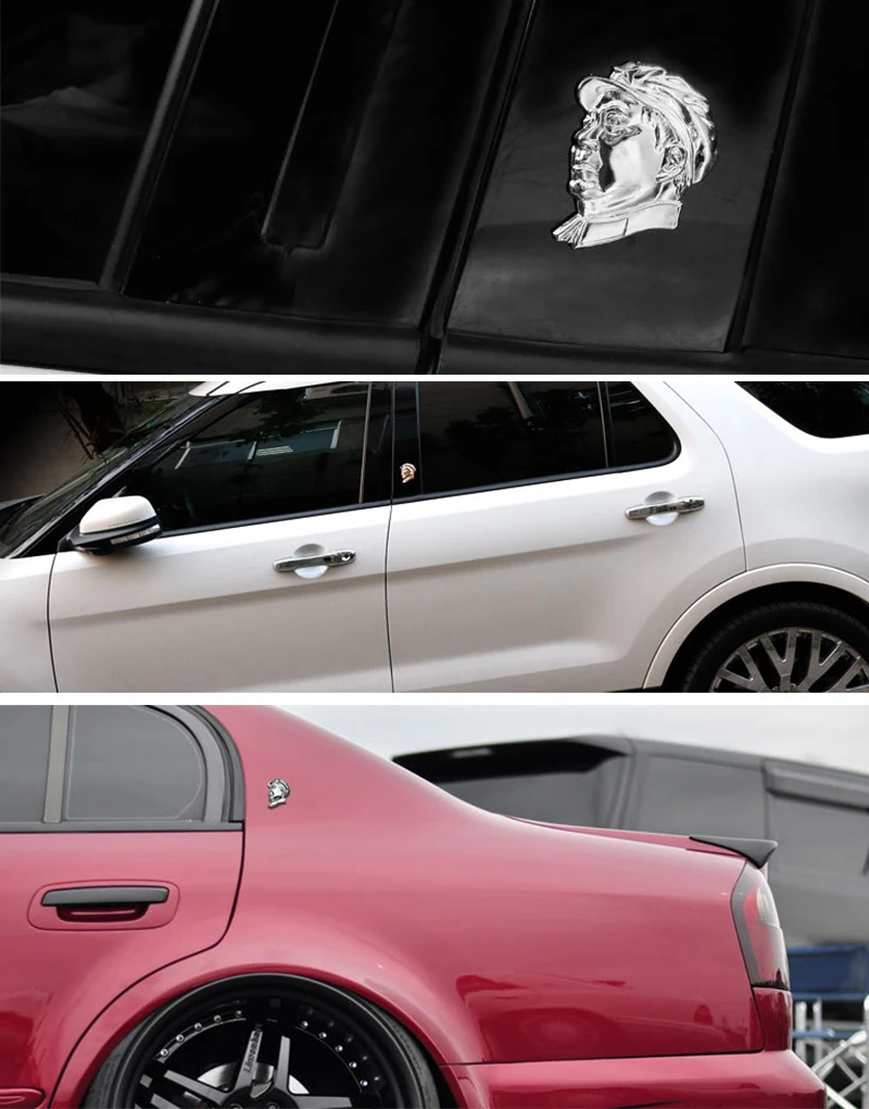 Автомобильная наклейка с эмблемой председателя Мао для Land Rover Buick Cadillac Dodge Nissan Skoda