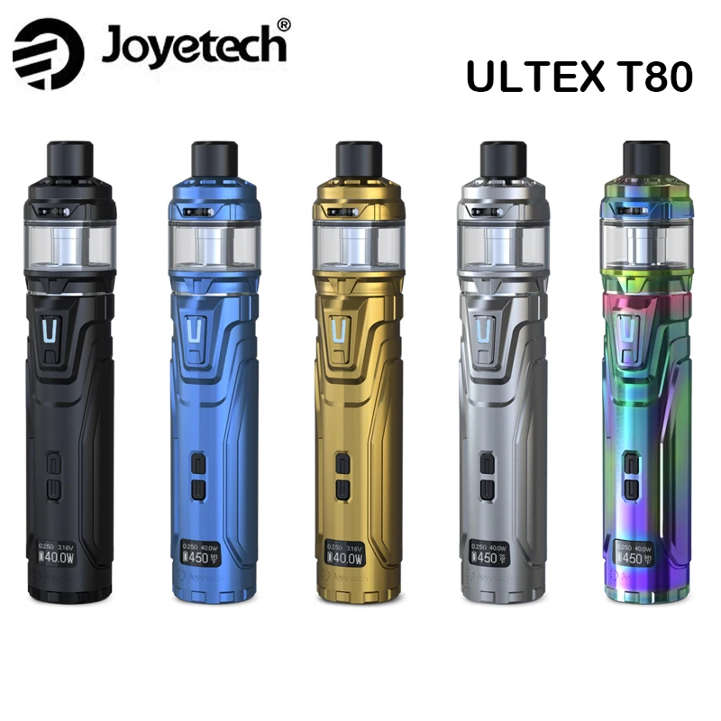 Оригинал Joyetech ULTEX T80 Комплект 80 Вт бокс мод с CUBIS Max бак 5 мл Fit NCFilmTM катушка вейп