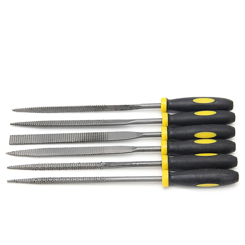 

6Pcs 180mm Mini Metal Filing Rasp Needle File Wood Tools Hand Woodworking -Y103