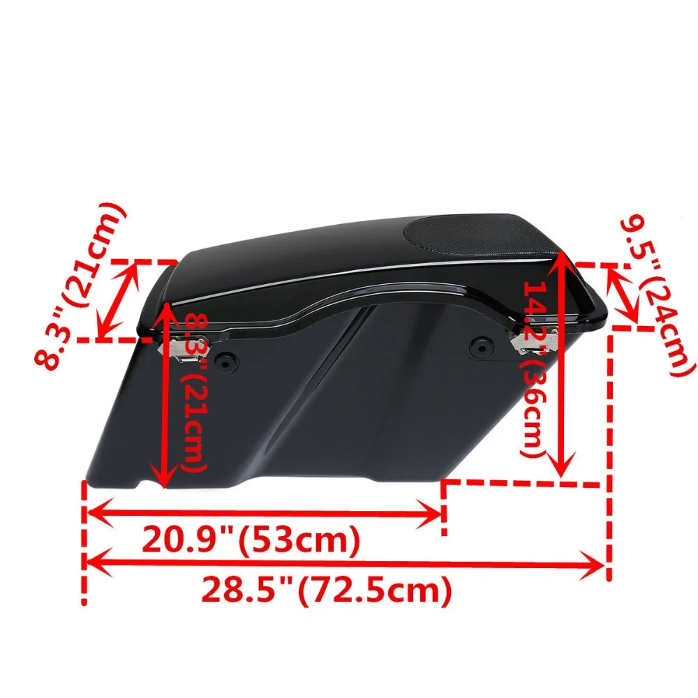 Седельная сумка для мотоцикла 5 &quotx 7&quot крышки динамиков Harley 1993-2013 Touring Road King Street