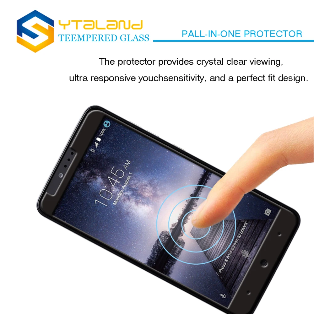Ytaland 2.5D 0 3 мм 9H + Полное покрытие Премиум Закаленное стекло для ZTE Z983 Защитная