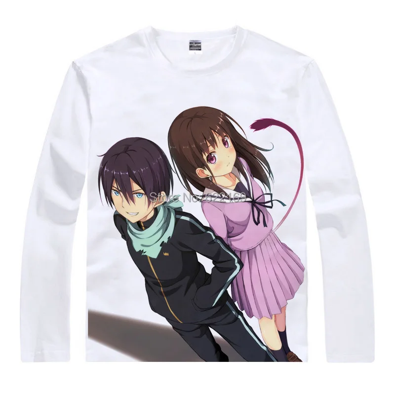 Японская футболка аниме норагами Yato Hiyori Iki Tenjincotton рубашка для косплея
