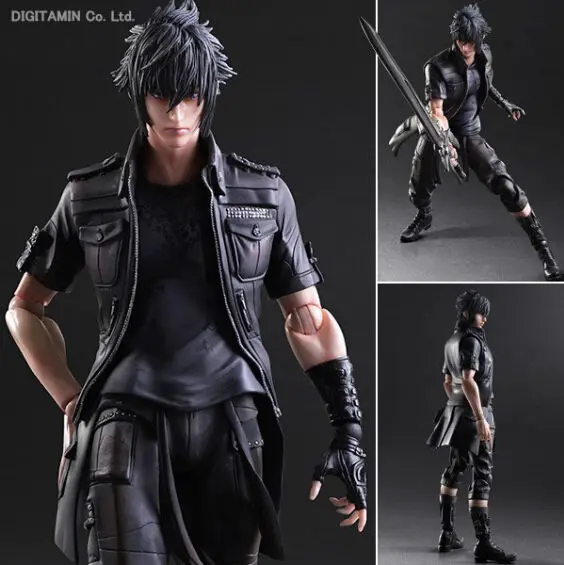 Square IX Final Fantasy XV Play Arts Kai Noctis Lucis экшн фигурка без коробки дешевая стоимость