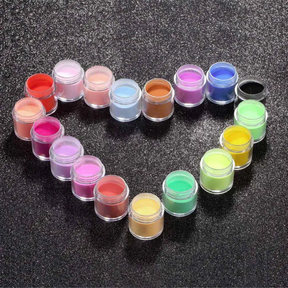 Дизайн ногтей Tool Kit акриловые блеск Косметическая пудра Builder УФ набор красоты