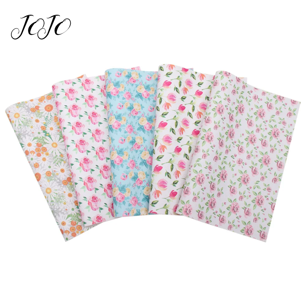 JOJO Луки 22*30 см 1 шт. искусственная кожа для искусственный цветок печатные листы для рукоделия DIY банты для волос украшения дома