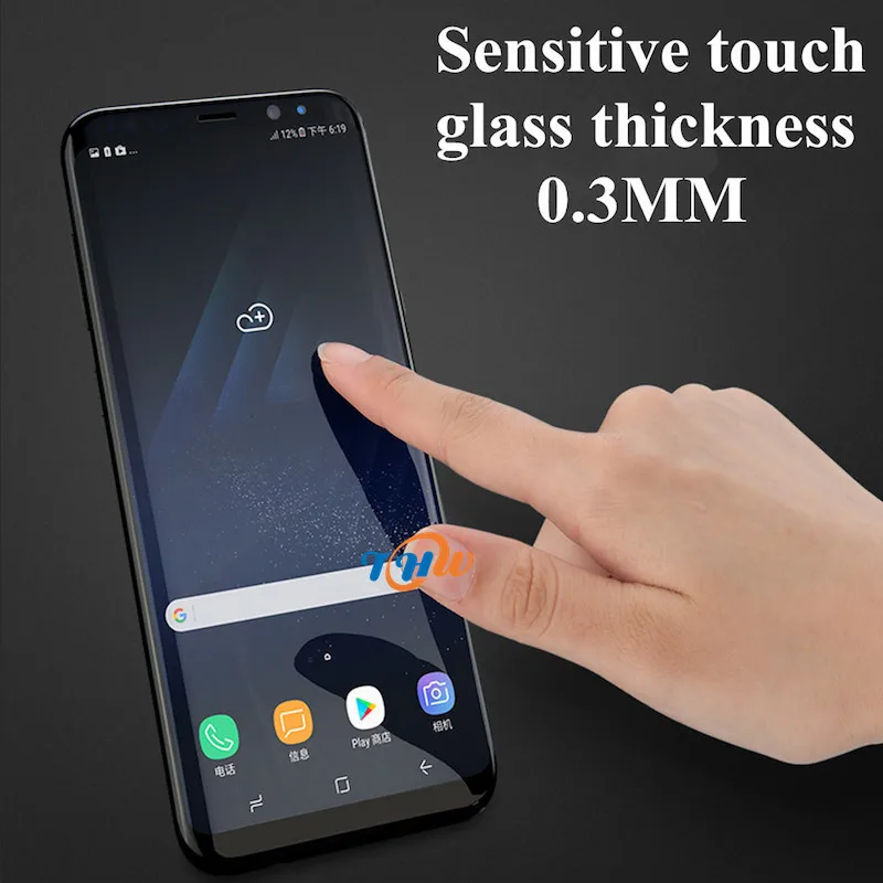9H 0.3mm Tempered Glass Screen Protector Film for Samsung S8 with Package 50pcs/lot Free Shipping | Мобильные телефоны и