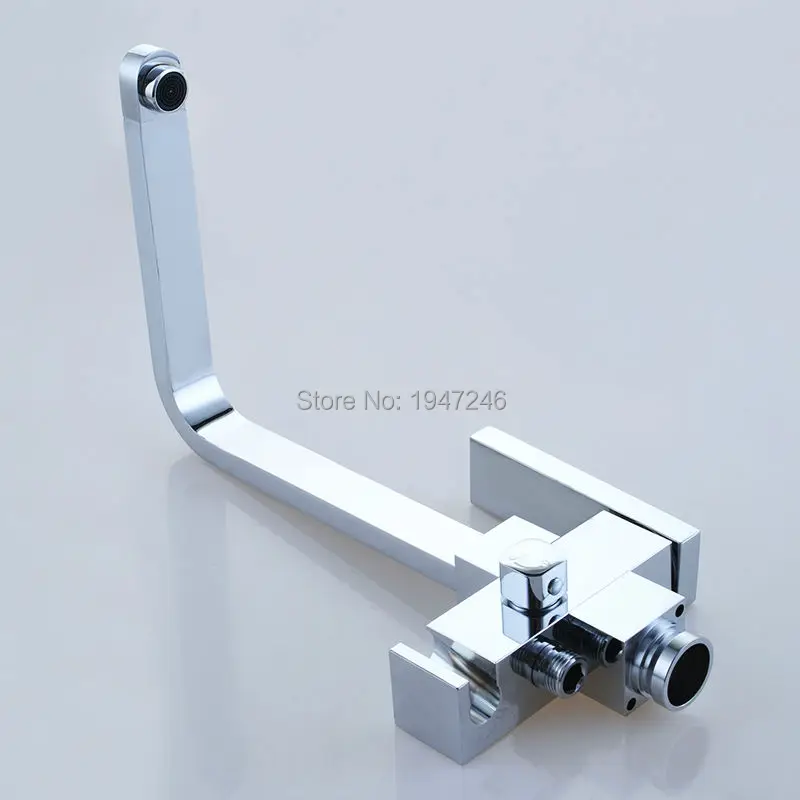 Полированный хромированный Римский смеситель для ванной комнаты с