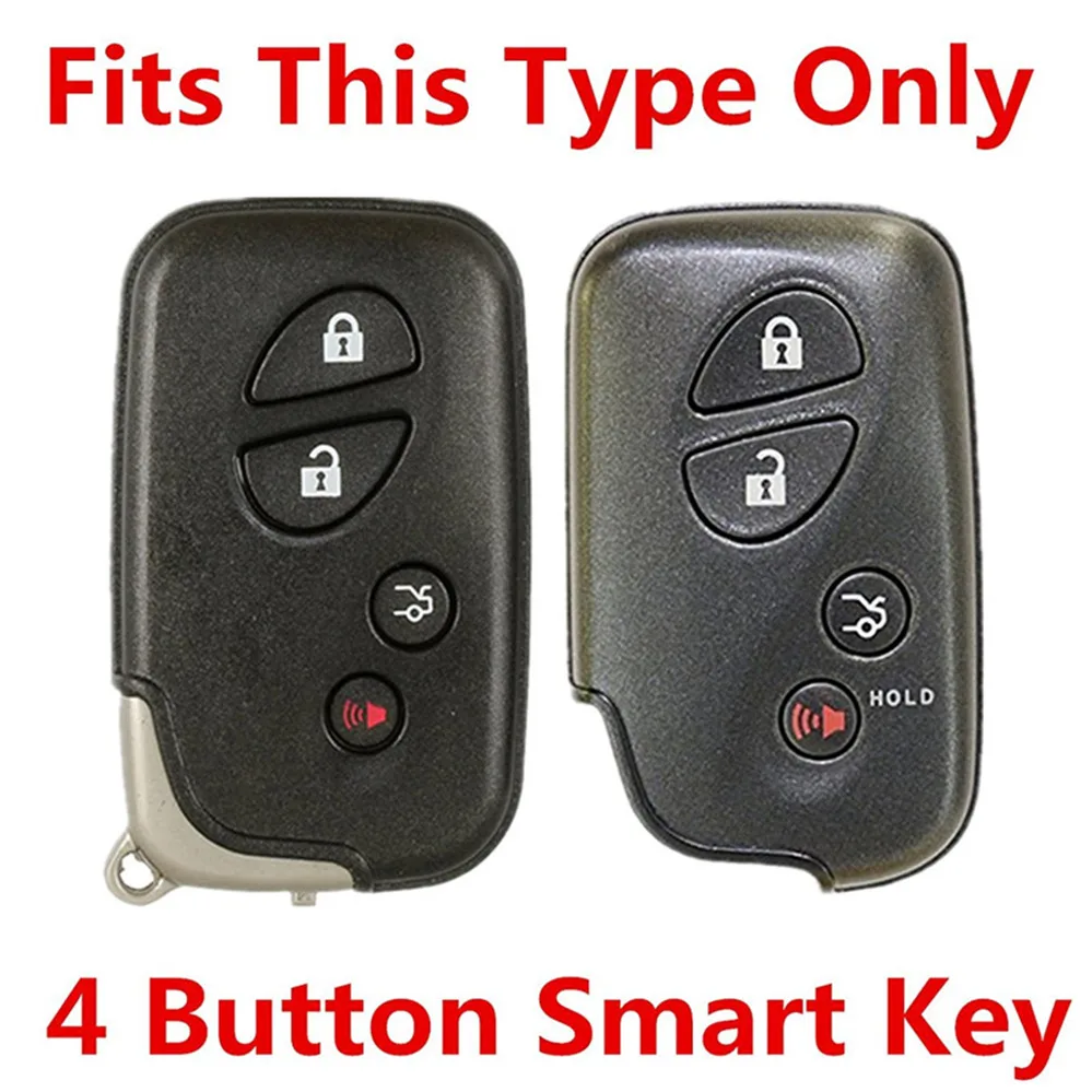 

WFMJ Silicone Skin 4 Buttons Smart Key Cover Case Holder for Lexus GS430 GS300 IS350 IS250 LS460 GS450h GS350 ES350 LS600h IS350