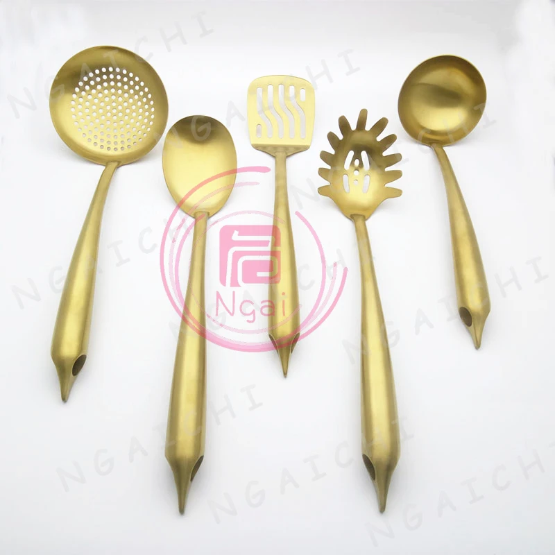 Красочная кухонная посуда из нержавеющей стали кухонный набор большой фильтр