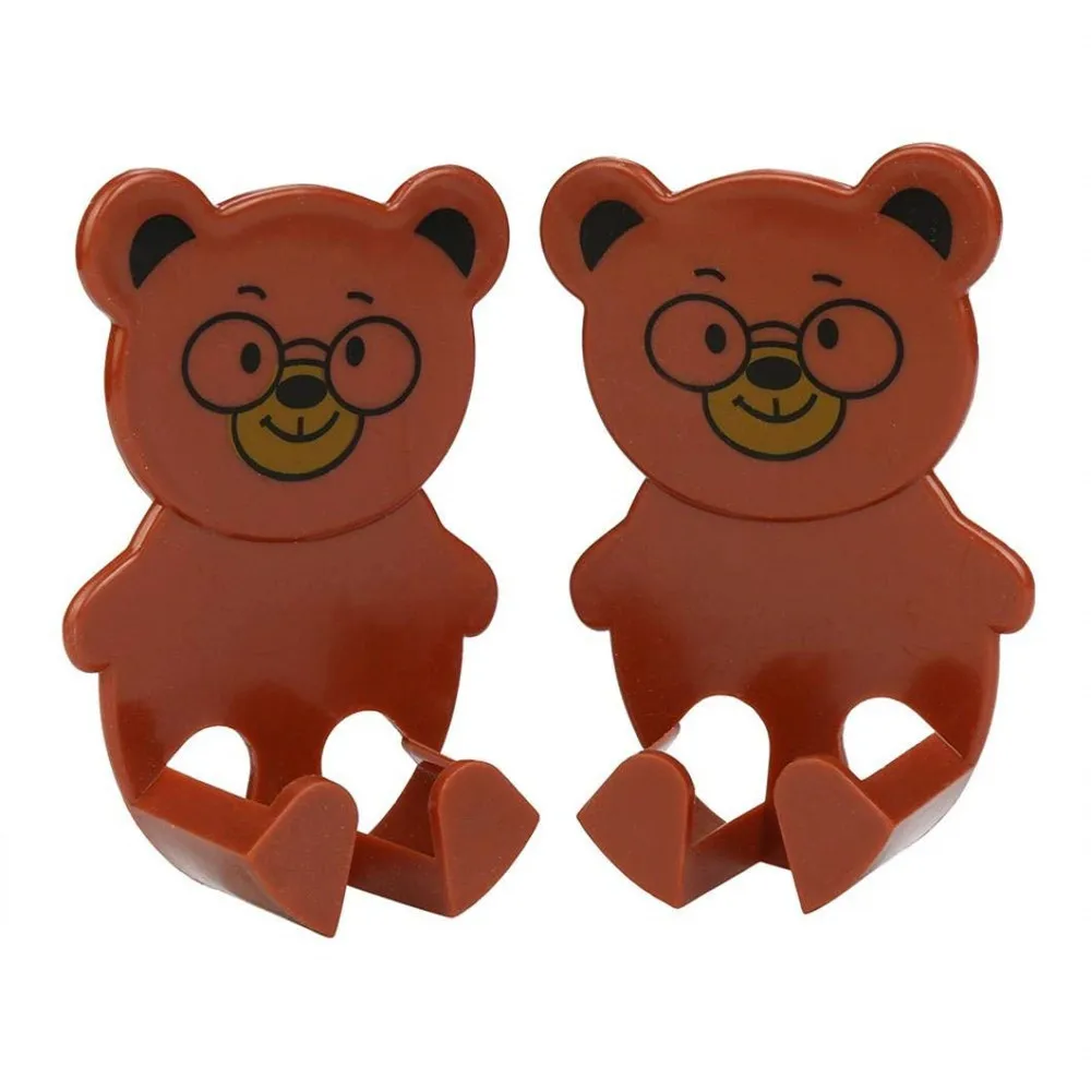 Shelves for wall rack Cartoon Plug Holder Storage Rack Hook Kitchen Decoration Cute plastic drop ship | Дом и сад