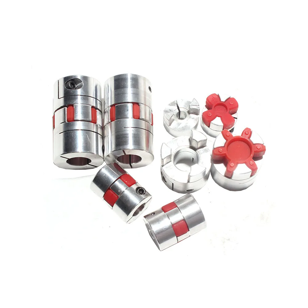 

Aluminium Shaft Plum blossom Coupling Motor Connector D25L34 4mm/5mm/6mm/6.35mm/8mm/10mm/12mm Flexible shaft
