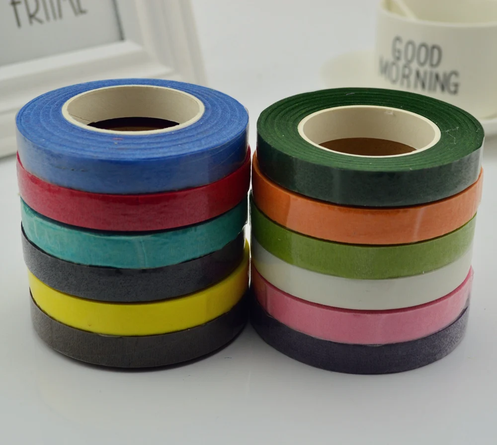 25 Meter Paper Garland Tape for Wedding Decoration and DIY Wreath Flores - Artificial Flower Fixed Supplies with Glue image 6