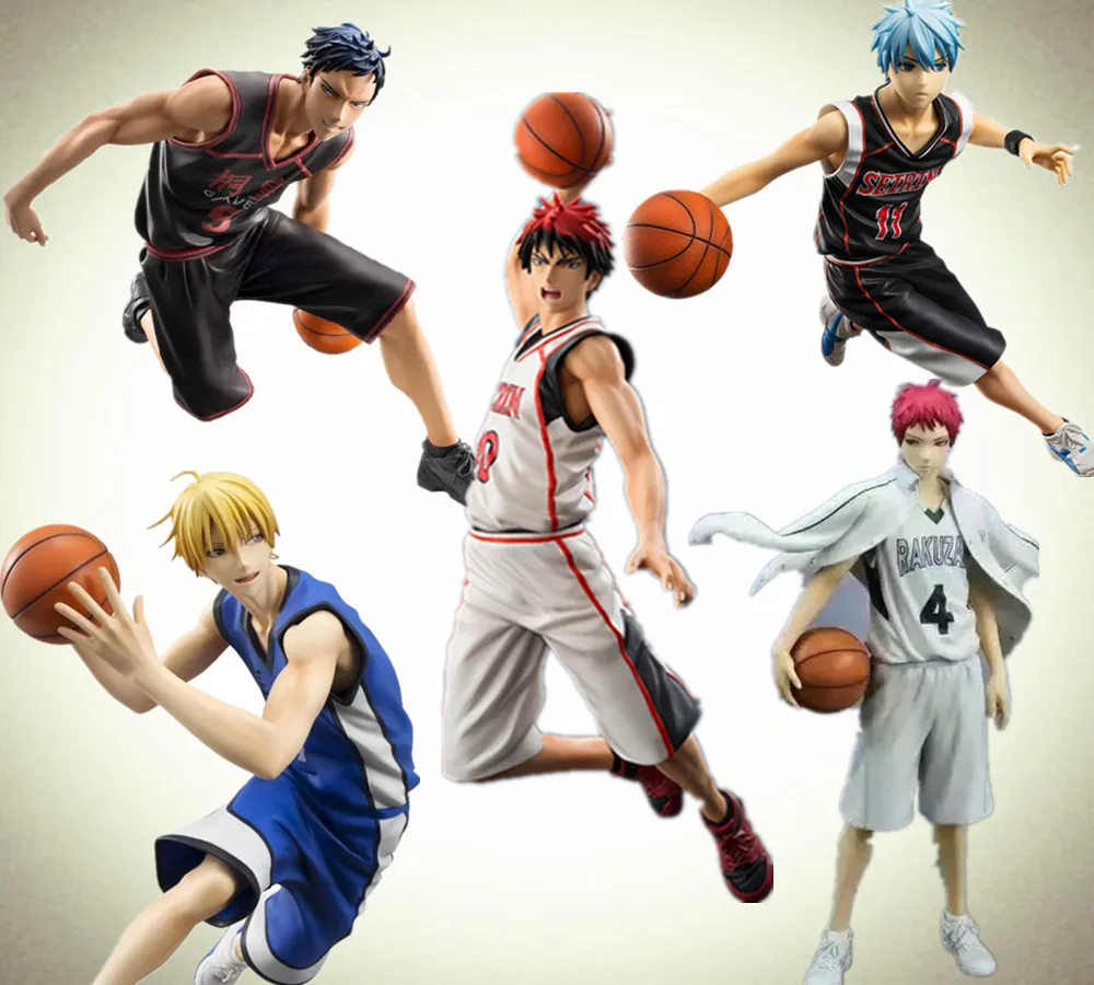 Экшн фигурка Kuroko без корзины Taiga Daiki Tetsuya Ryota из ПВХ коллекционная игрушка Аниме