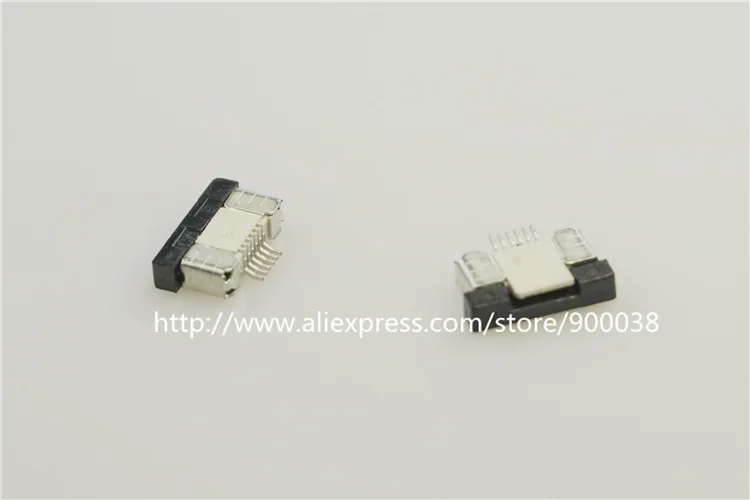 10 шт. FPC разъем 0 50 мм 020 &quot6 Pin нижний контакт правый угол SMD ZIF слайд замок