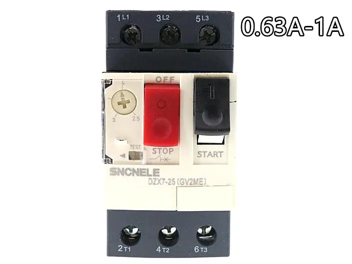 

Motor Protector GV2 Series GV2ME 0.63-1A