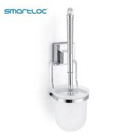 smartloc iron wall hanging toilet brush holder wc accessories bathroom cleaning set paper tissue abs cup organizer storage rack
