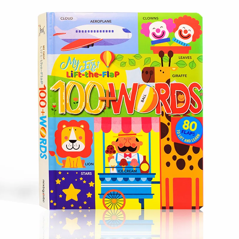 My First Lift the Flap 100 слов английский образовательный 3d альбом с откидной крышкой