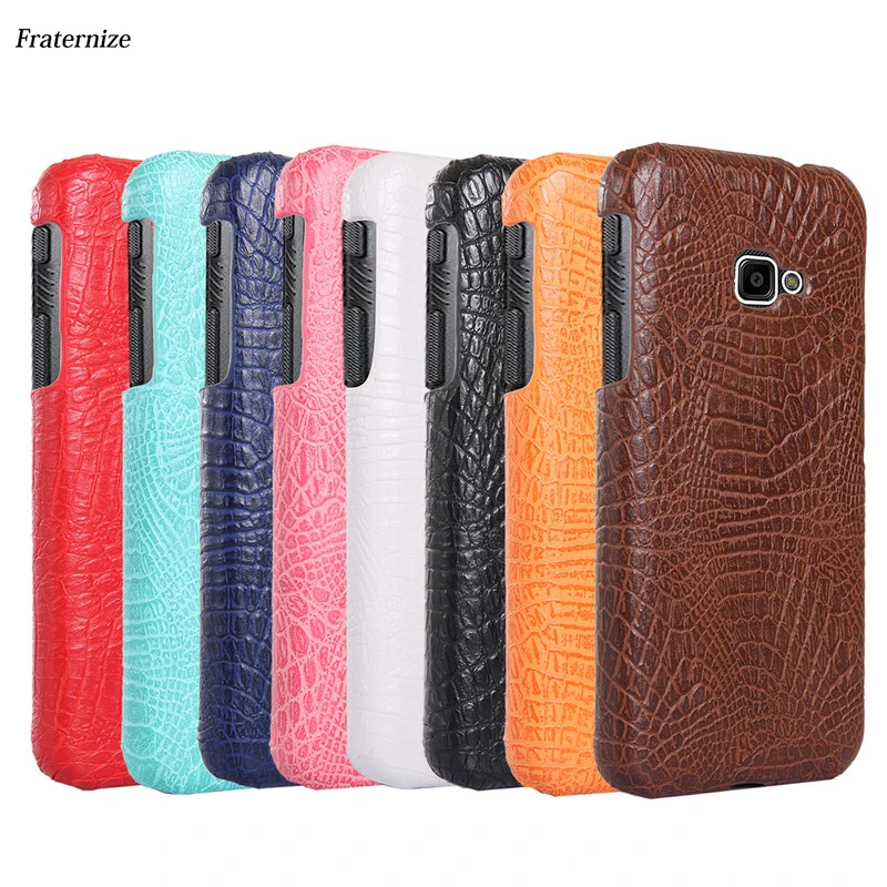 Жесткий кожаный чехол для Samsung Gaxaly Xcover 4 3 J7 DUO Max C5 C7 C9 Pro C8 C10 S6 S7 Edge Plus Винтажный