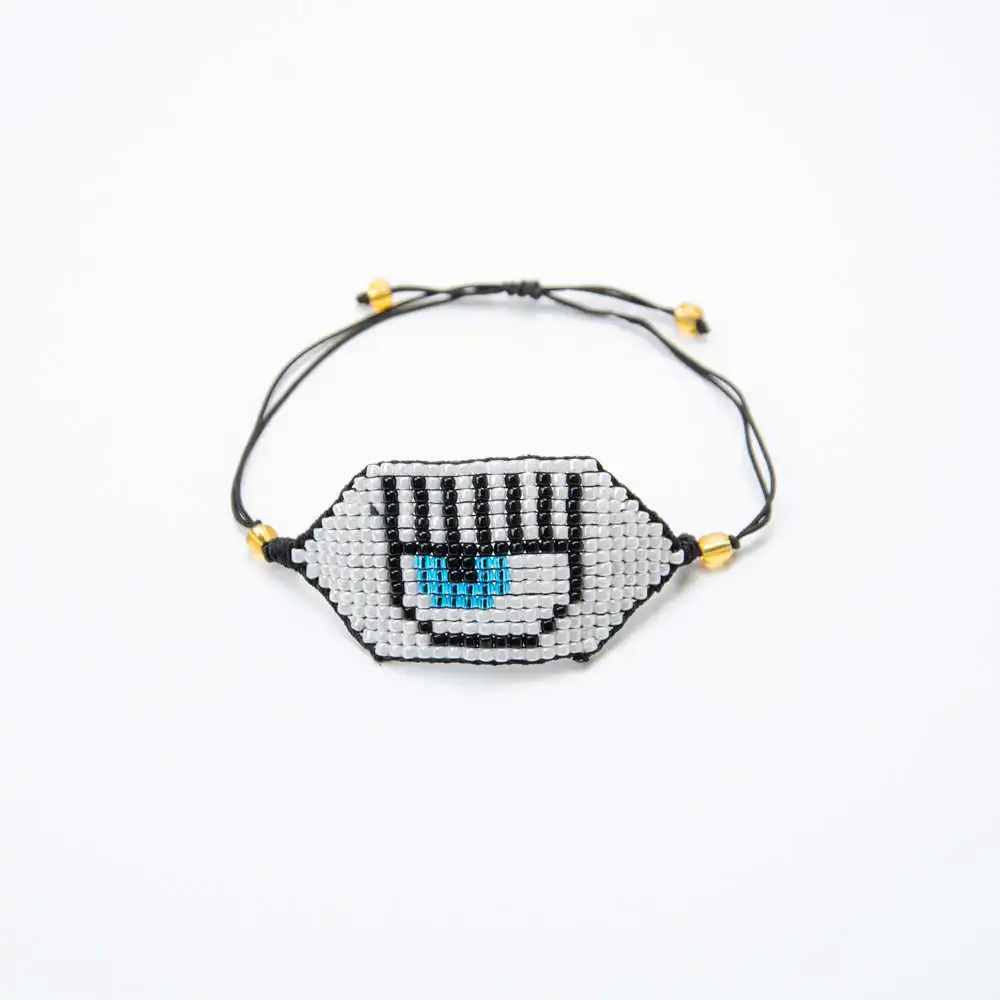 

Go2boho MIYUKI Bracelets Evil Eye Bracelet Pulseira Mujer Mode 2019 Handmade Woven Jewelry Women Black Eye Delica Miyuki Joyeria