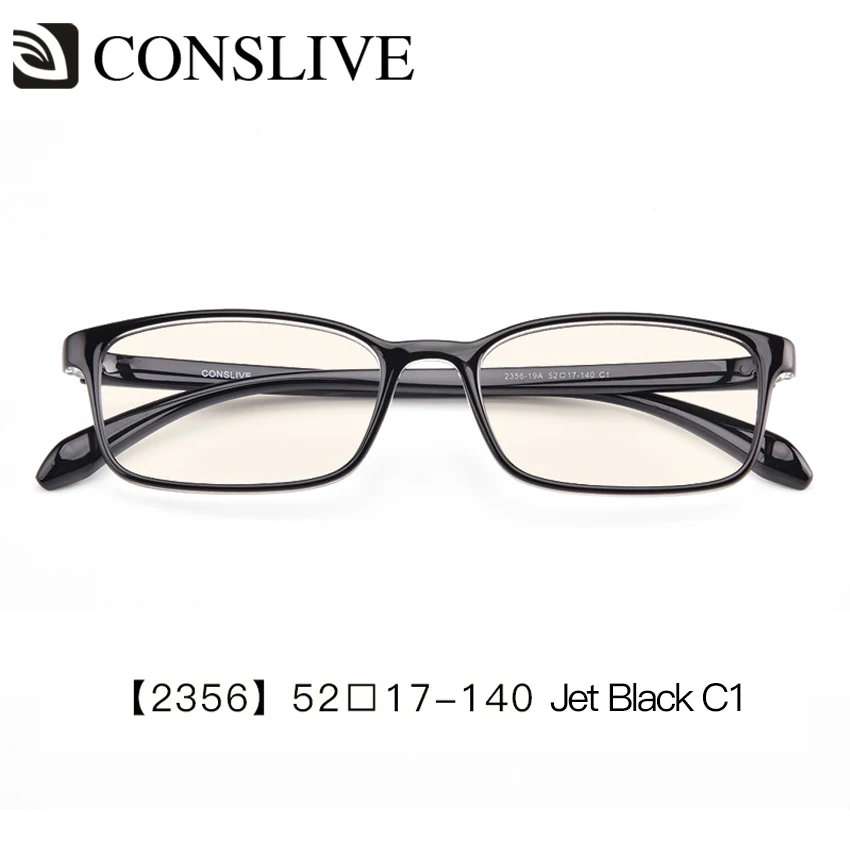 C1 Black Frame ONLY TR90, Женские оправы для очков, светильник, астигматизм, близорукость, очки для коррекции зрения, диоптрические очки 2356 - Цвет оправы: C1 Black Frame ONLY