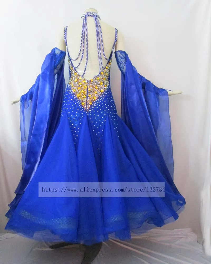 

Modern Waltz Tango Ballroom Dance Dress,Smooth Ballroom Dress, Standard Ballroom Dress skirt women New modern B-0085