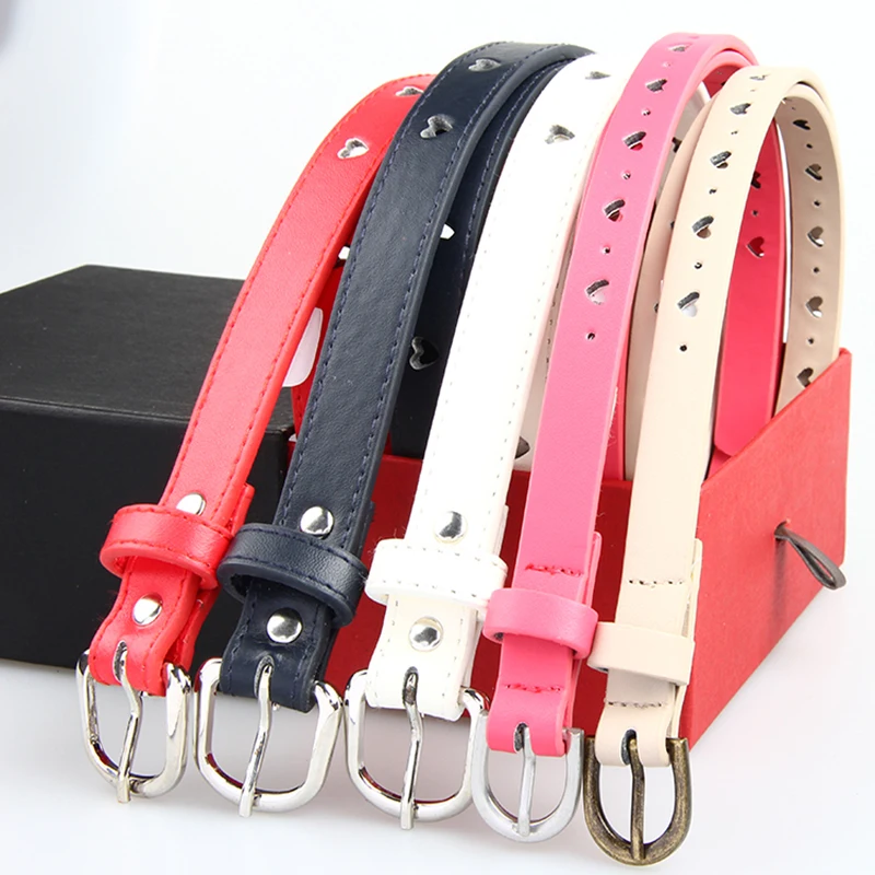 Ремень из искусственной кожи с пряжкой черный фиолетовый бежевый|leather belt black|kids