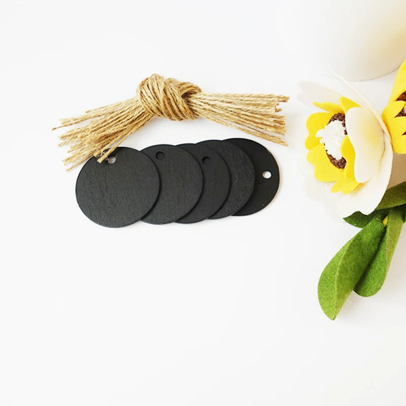 Цитай 36 шт/партия деревянная доска подарок бирка ценники подвесные DIY