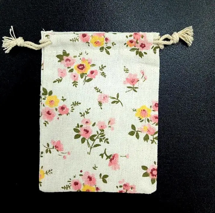 10 шт. прекрасный сад Белье Drawstring Чехлы Путешествия Рождество свадебный подарок сумки Jewlery бусины телефон упаковка подарочный чехол 10* см 14 см - Цвет: Style4
