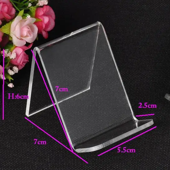 10 шт./лот прозрачная подставка для мобильного телефона/подставка