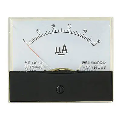 DC 0 50uA Масштаб Диапазон Текущий Panel Meter Амперметр|meter|amperemeteramperemeter dc |