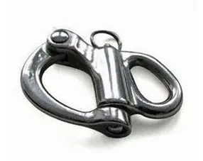 

10PCS/Lot 16X66MM Casting AISI 316 Stainless Steel Fixed Snap Shackles Marine Grade Shackle