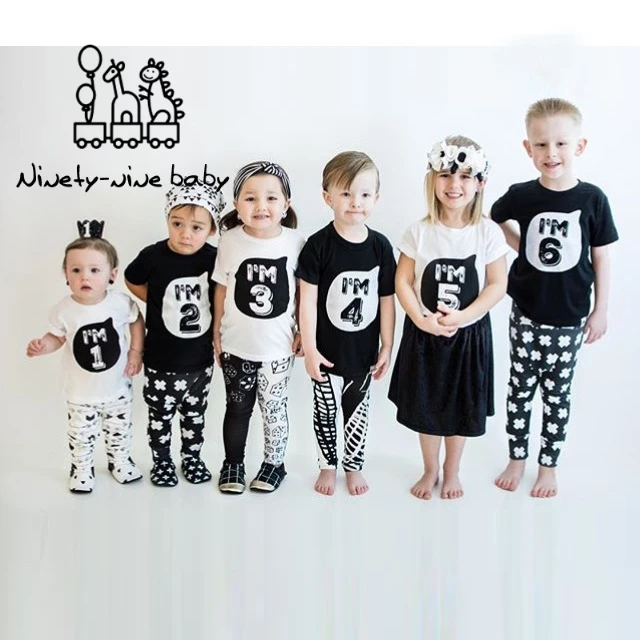 

Birthday Christmas Boy T- Shirt Cotton T-Shirt Children Clothing Child's Tee Clothes Costume For Kids Tops Baby Girls Clothes