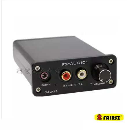 FX-AUDIO DAC-X3 DAC усилитель для наушников волоконный коаксиальный USB декодер 24 бит/192 кГц наушники USB DAC 192 кГц декодер аудио усилитель