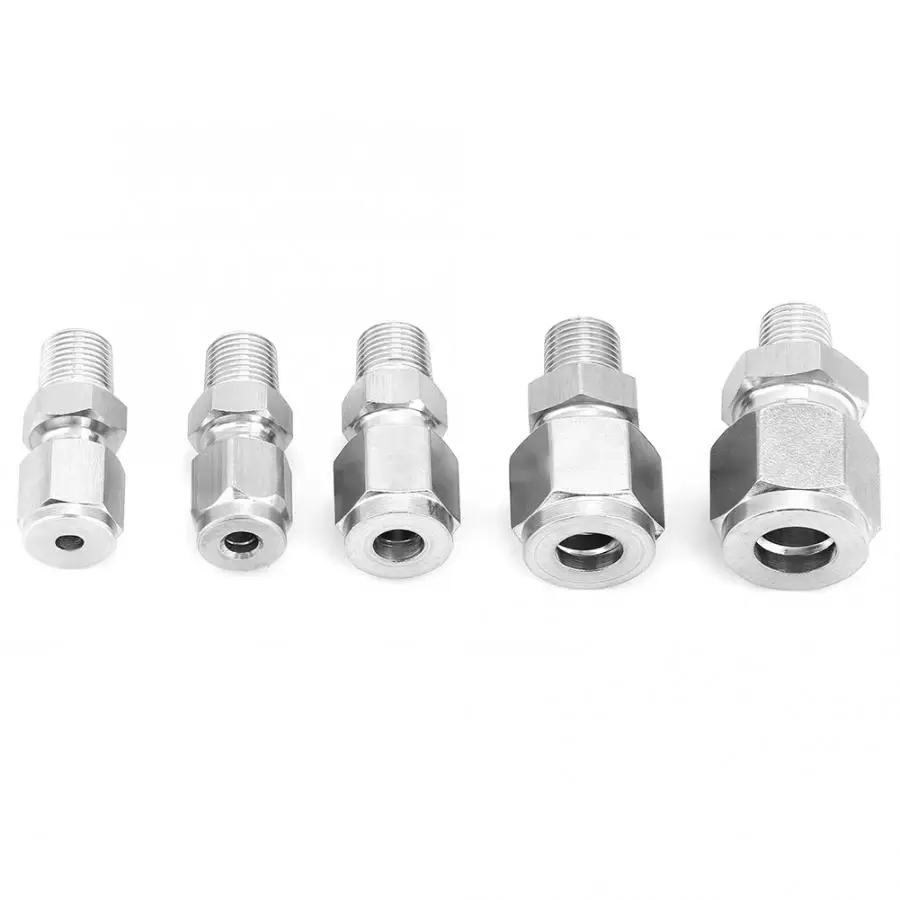 Фитинги для труб из латуни и нержавеющей стали SS304 штуцер 1/8NPT штепсельная резьба