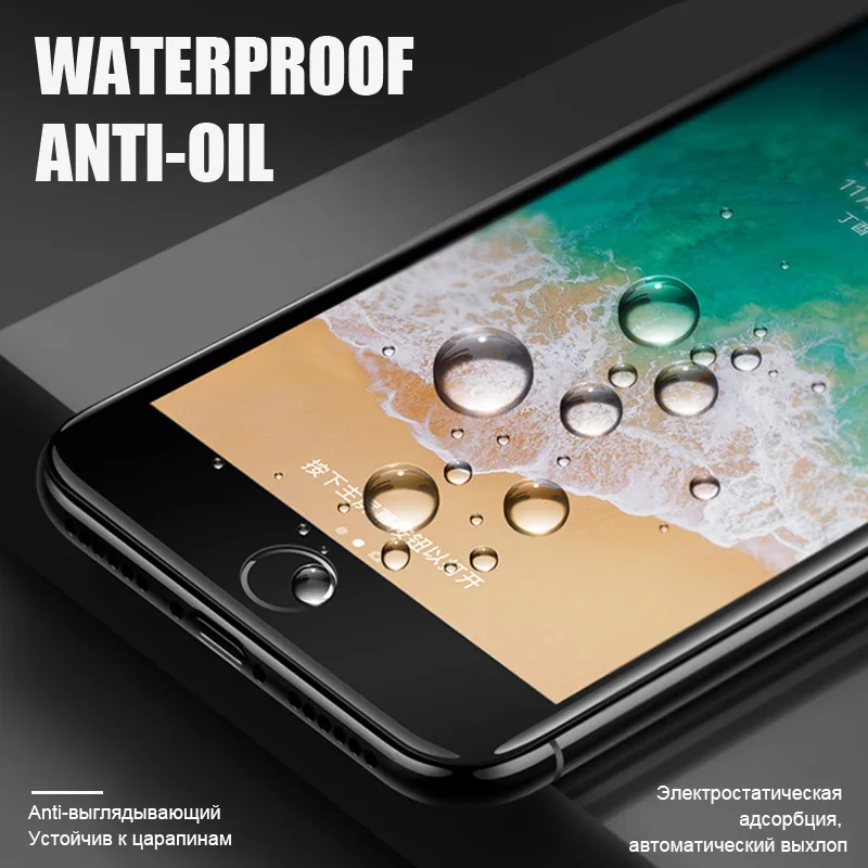 Закаленное стекло для iphone 6 s 7 8 plus x 10 защитное ipone ihone iphne aple i7 i8 ix i6 i phone 7plus 6plus