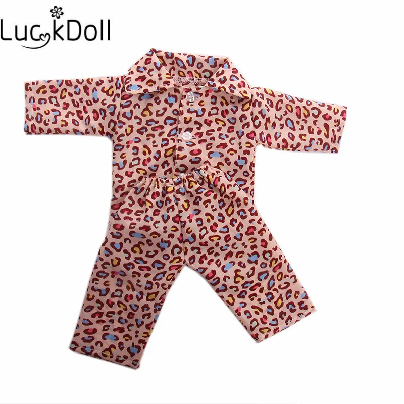 Кукольная Пижама Luckdoll hot подходит для 18 дюймовых американских искусств и 43 см