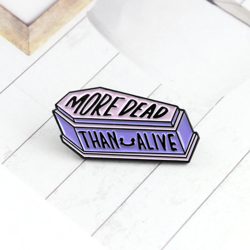 GDHY брошь в виде черного кота фиолетового гроба банана кошки животных