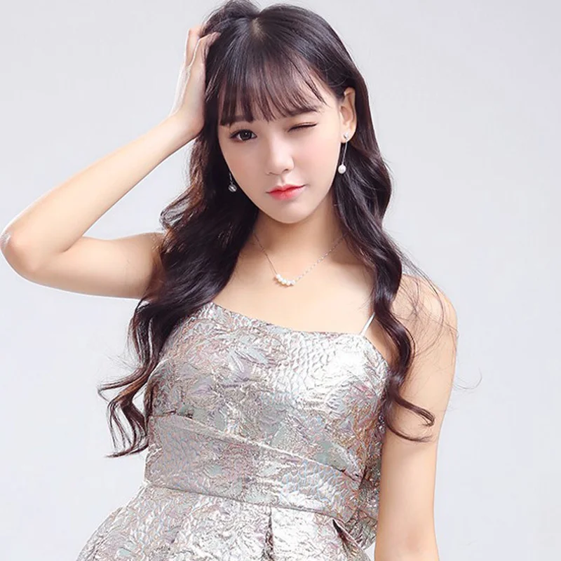 Темпераментные жемчужные серьги с кисточками предотвращают аллергию пряжки для