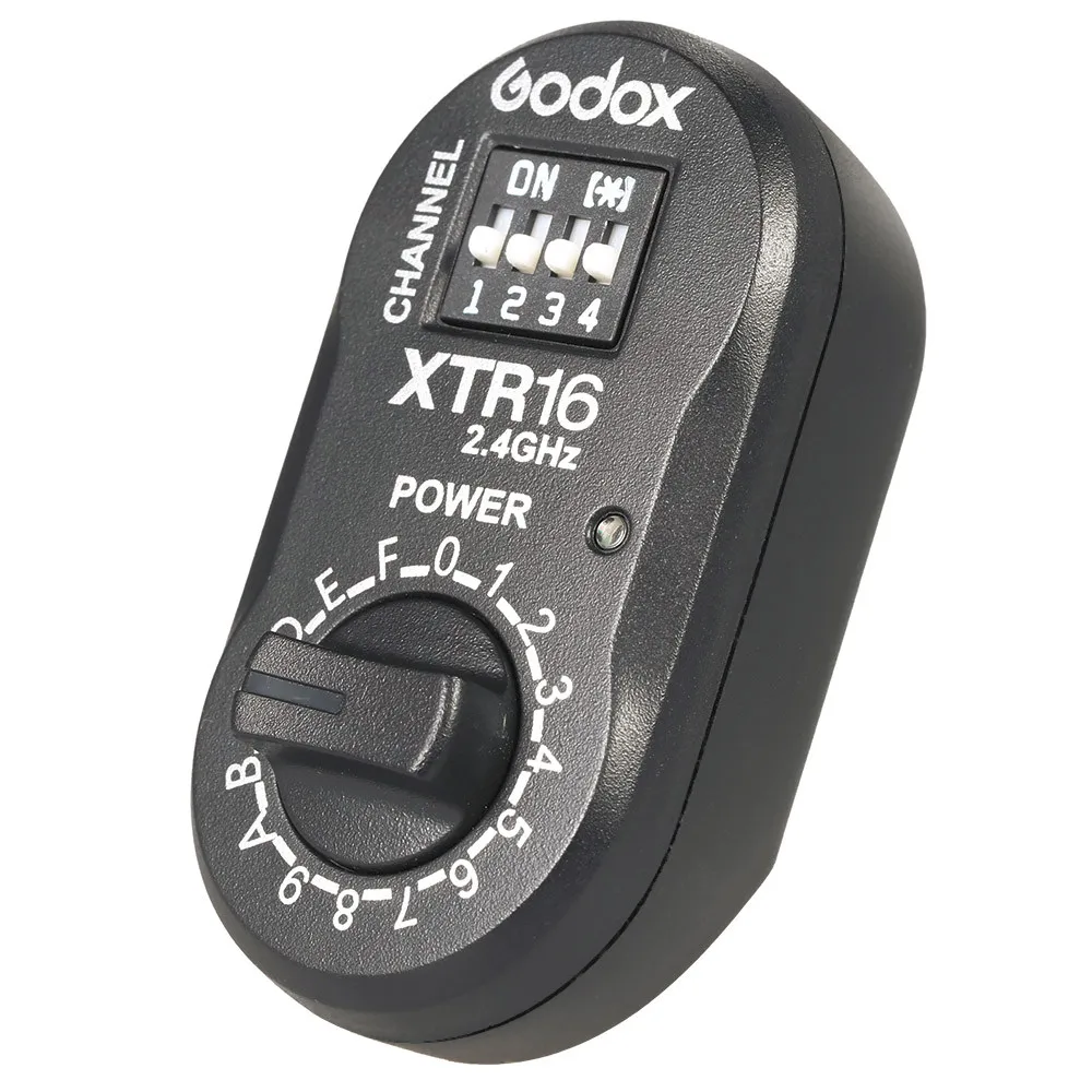 Godox 2,4G беспроводной x-система XTR-16 приемник вспышки для X1C X1N XT-16 передатчик триггер AD360, DE, QT, DP, QS, GS, GT серии