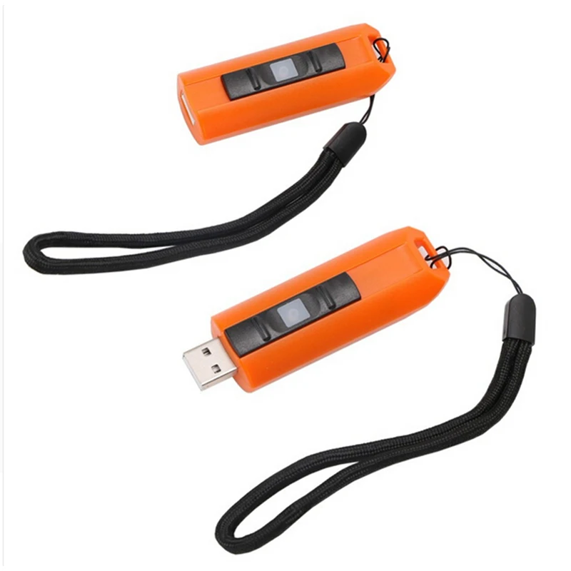 Портативный светодиодный USB Перезаряжаемый фонарик мини брелок Multi Функция удара