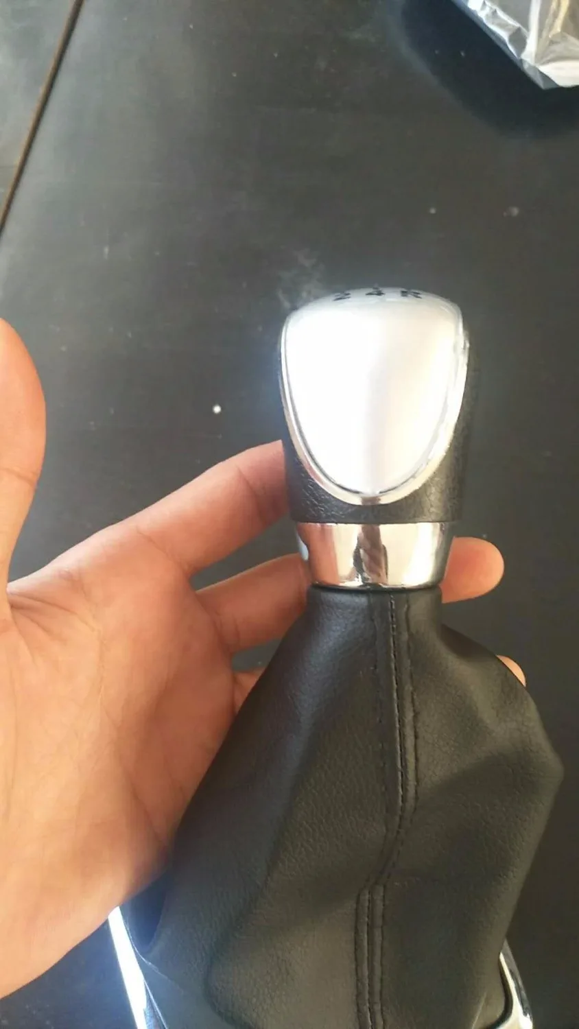 Ручная ручка переключения передач FDIK 5 Gear s с кожаными ботинками для Ford Focus 2005 2006 2007