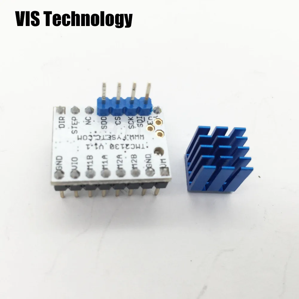 Драйвер шагового двигателя MKS TMC2130 V1.1 бесшумный драйвер с радиатором отличная