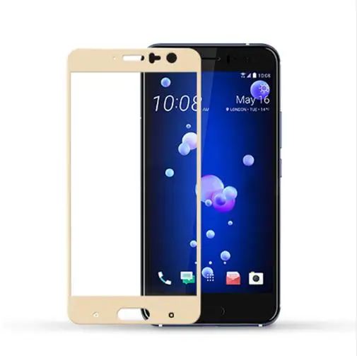 Gold Для htc U Ultra чехол для htc U Play Ultra 11 для htc U11 защита экрана Чехлы на U Ultra 11U защитная пленка из закаленного стекла - Цвет: Gold