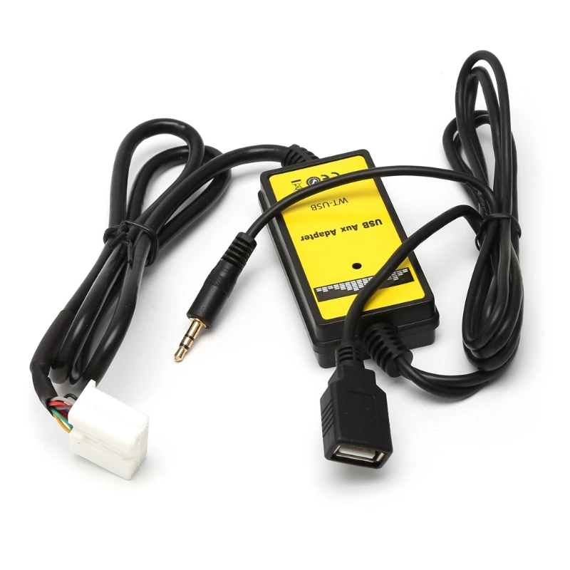 Автомобильный MP3 аудио интерфейс SD AUX USB кабель для передачи данных адаптер