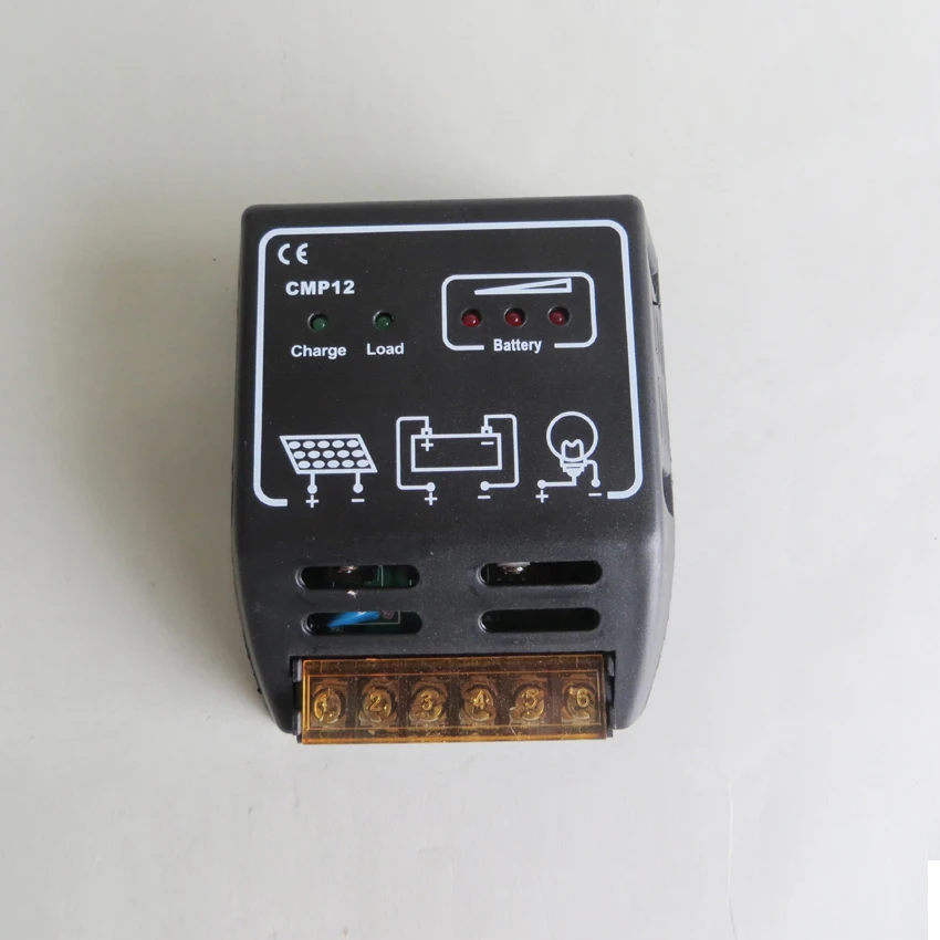 CMP12 12 В 24 в 10 А контроллер зарядки и разрядки солнечной энергии