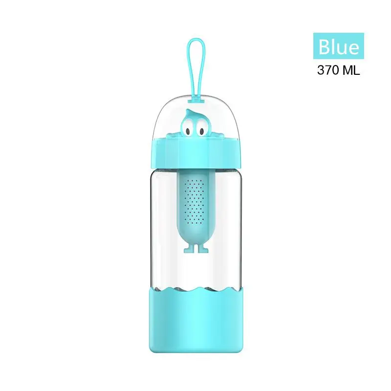 Милые стеклянные бутылки для девочек с фильтром Студенческая бутылка забавная