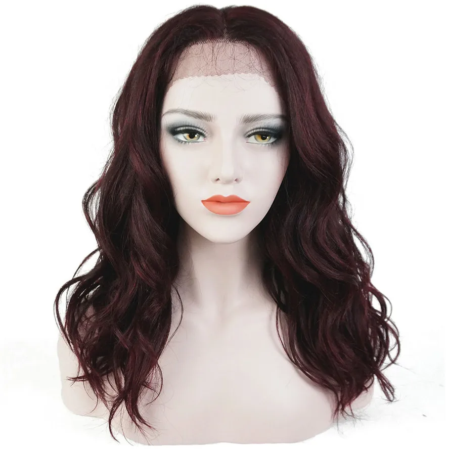 StrongBeauty женский синтетический парик на кружеве темные корни клубника блонд Омбре натуральная волна длинные волосы парики