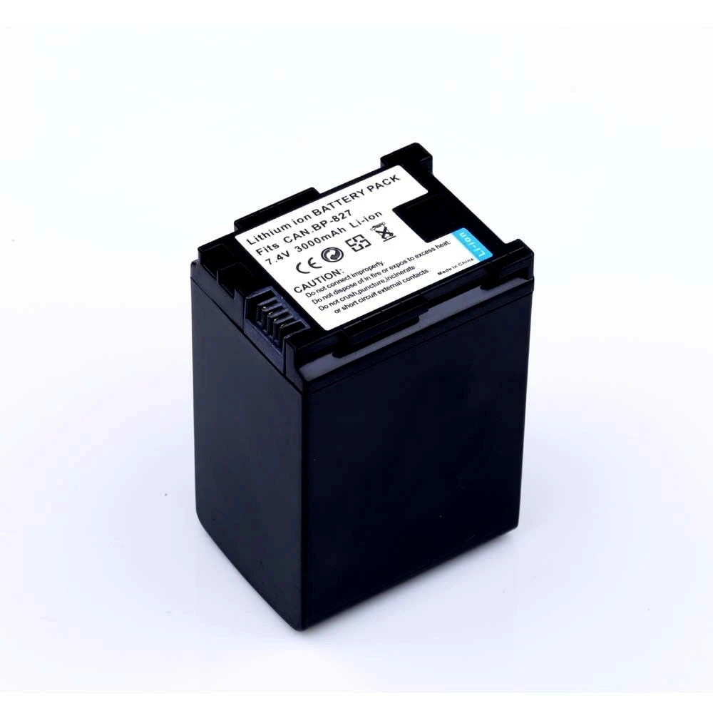 Аккумулятор BP-827 BP827 3000 мАч + зарядное устройство 2 шт. батарея для CANON HF20 HF21 HF S11 S10 HF11