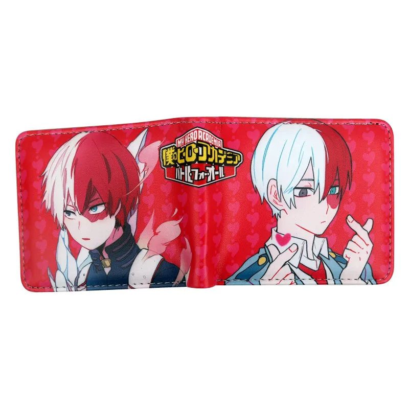 Кошелек для мужчин аниме My Hero Academy Косплей кошелек держатель для карт на молнии монета карман Новинка - Цвет: mha-01